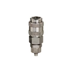 Mini Coupling Bulkhead Fitting to Tube (4mm i/d x 6mm o/d)