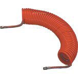 HA5201 Nylon Coiled Hose Assembly 7.62m (25Ft) of 6mm i/d Hose Male Thread R 1/4 Swivel Ends