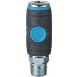 Standard Push Button Safety Coupling, Male Thread R1/2