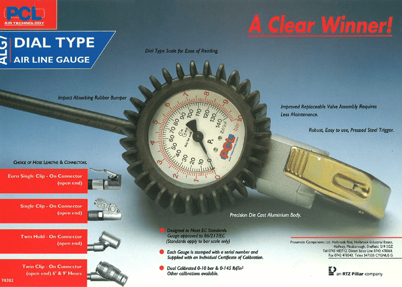 PCL's ALG7 Air Line Gauge