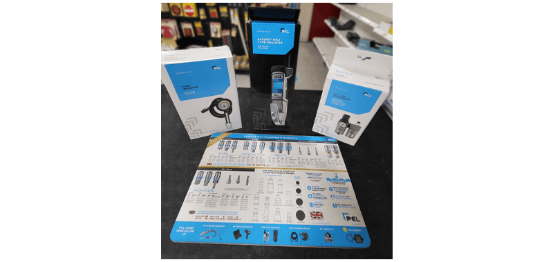 PCL Coupling Identification Display Mat on Fyfes Trade Counter 